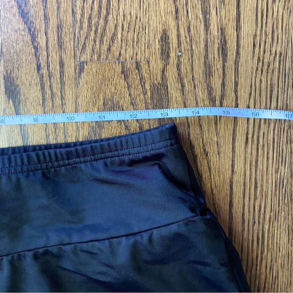 Lands' End Black Swim Skort Tummy Control Chlorine Resistant UPF Size 6 $80 New - Picture 7 of 7